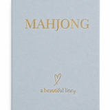 Beige Mahjong Coffee Table Book Tile Storage