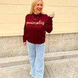 Golden Spirit Seminoles Mock Neck Sweater