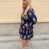 [THML] Fall in Florals Mini Dress