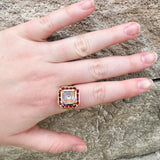 Sorrelli Autumn Cocktail Ring in Maple Syrup