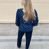 Bluebell Bloom Keyhole Blouse