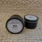 850 Soy Wax Tin Candle | Front View