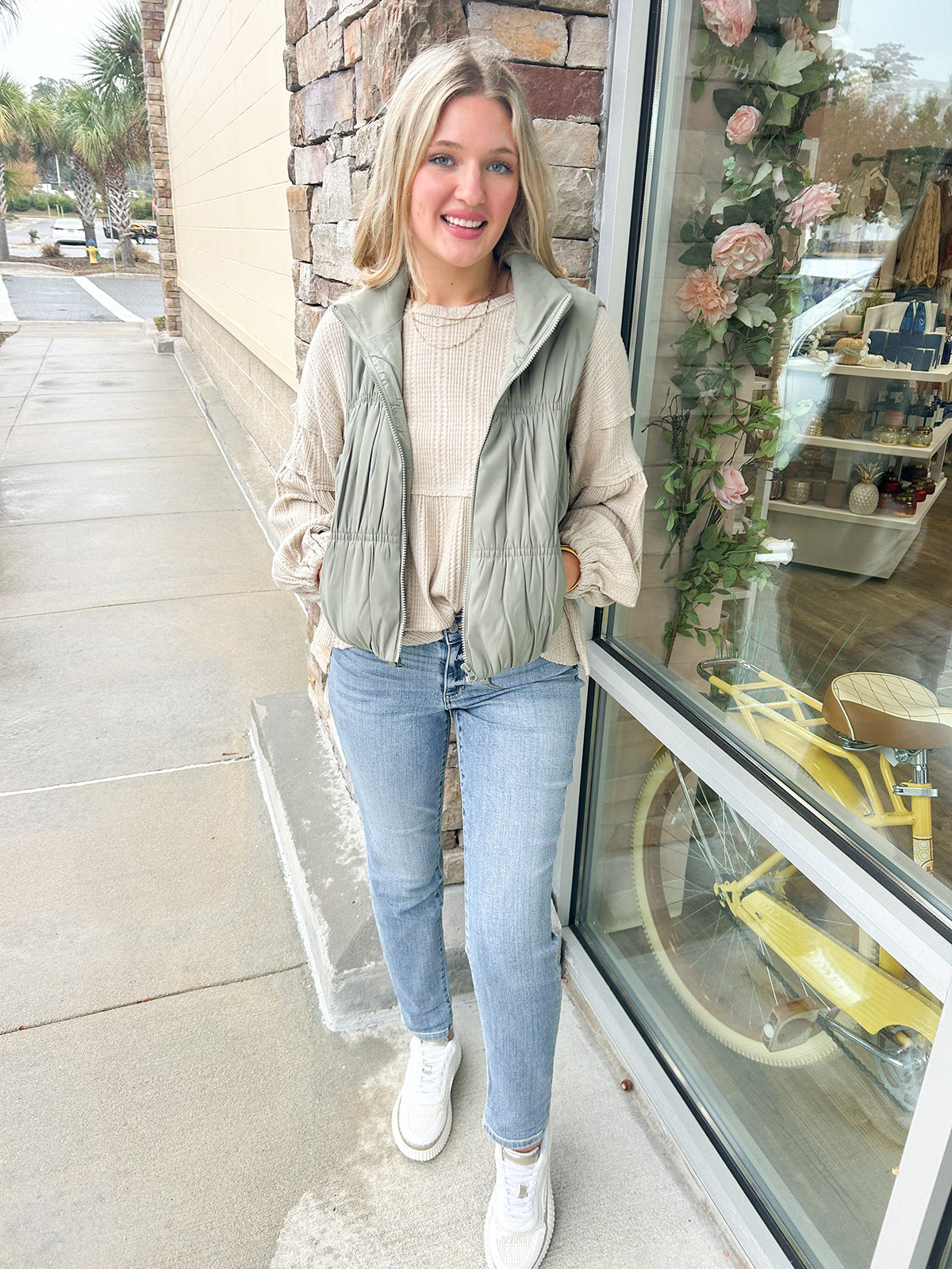 The Cailyn Woven Sneakers | Styled View