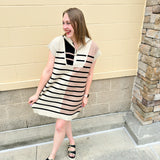 Daylight Mix Ribbed Colorblock Dress