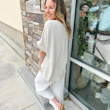 The Perfect Day Dolman Sleeve Cream Top