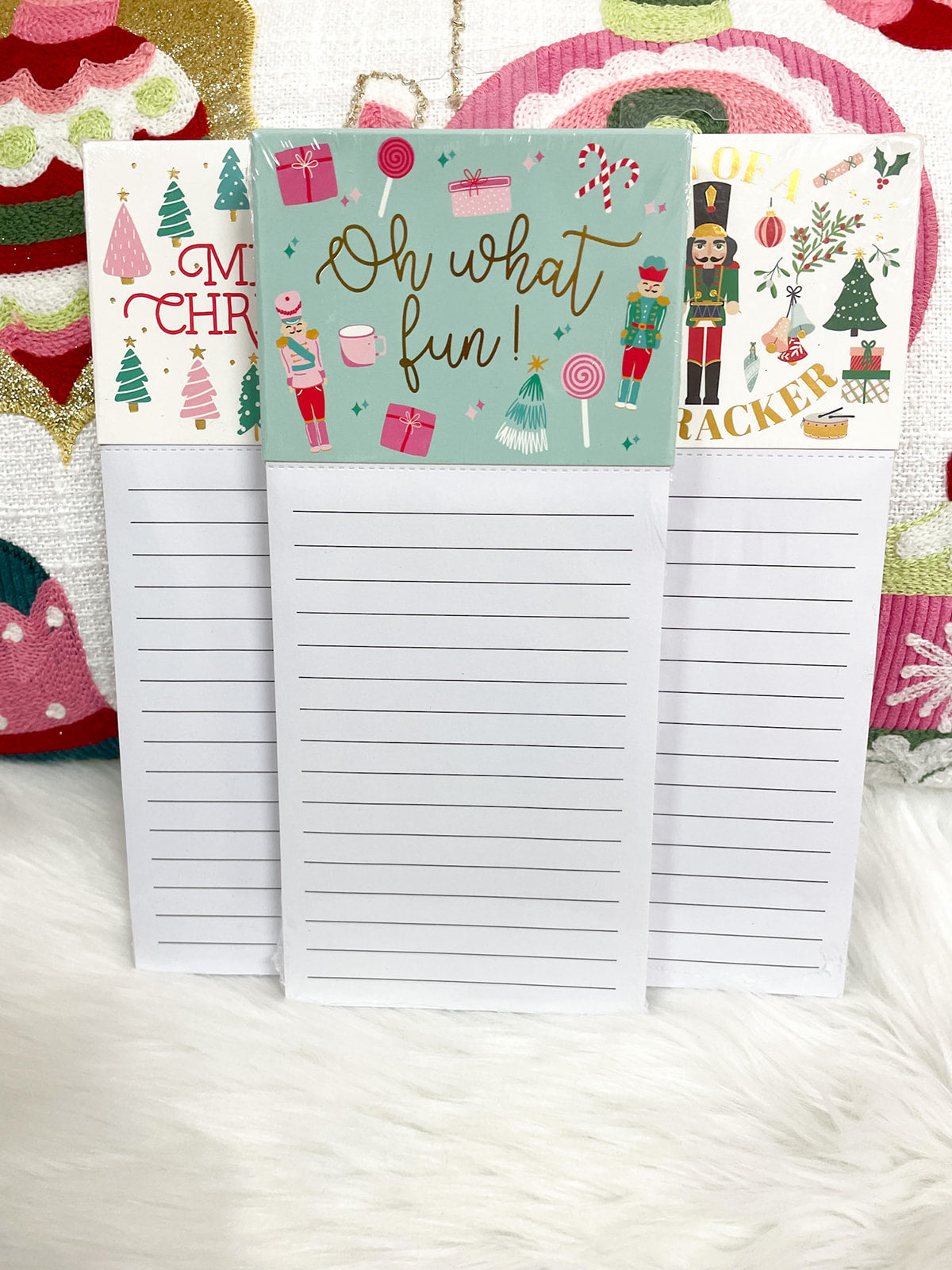 Oh What Fun Magnetic Notepad