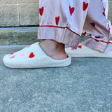 {FINAL SALE} Multi Hearts Home Slippers