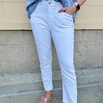 [Dear John] Blaire Midrise White Jeans