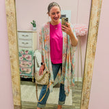Paradise Palette Jacquard Kimono