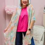 Paradise Palette Jacquard Kimono