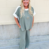 [FINAL SALE] Sunday Slow Ribbed Pants