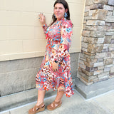{FINAL SALE} Mimosa Mingle Midi Dress