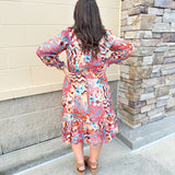{FINAL SALE} Mimosa Mingle Midi Dress