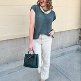 [Dear John] Taylor Sand Stripe Straight Leg Pants