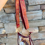 Garnet Luxe Paisley Bag Strap