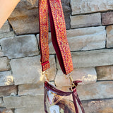 Garnet Luxe Paisley Bag Strap