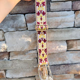 Ivory Spirit Woven Bag Strap
