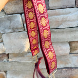 Rose Garnet Glam Bag Strap
