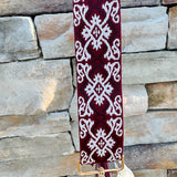 Garnet Noir Tapestry Bag Strap