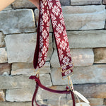 Garnet Noir Tapestry Bag Strap