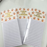 Pumpkin Spice Everything Magnetic Notepad