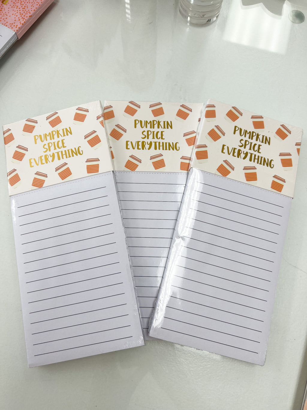 Pumpkin Spice Everything Magnetic Notepad