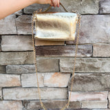 [BC Bags] Game Day Glam Clear Crossbody Bag in Gold