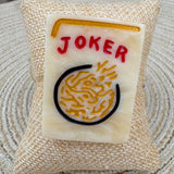 Hand-Painted Mahjong Joker Brooch- Restock Preorder
