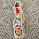 Hand-Painted Mahjong Claw Clip