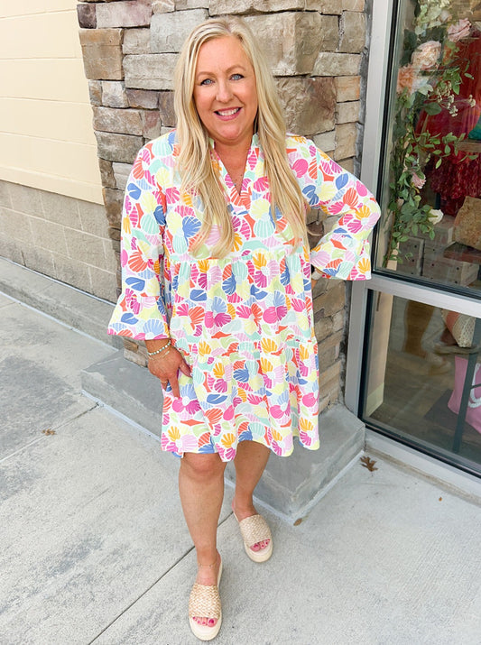 Michelle McDowell Morgan Afternoon Showers Dress-Plus Size