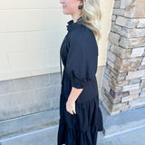 Chalet Charm Tiered Midi Dress
