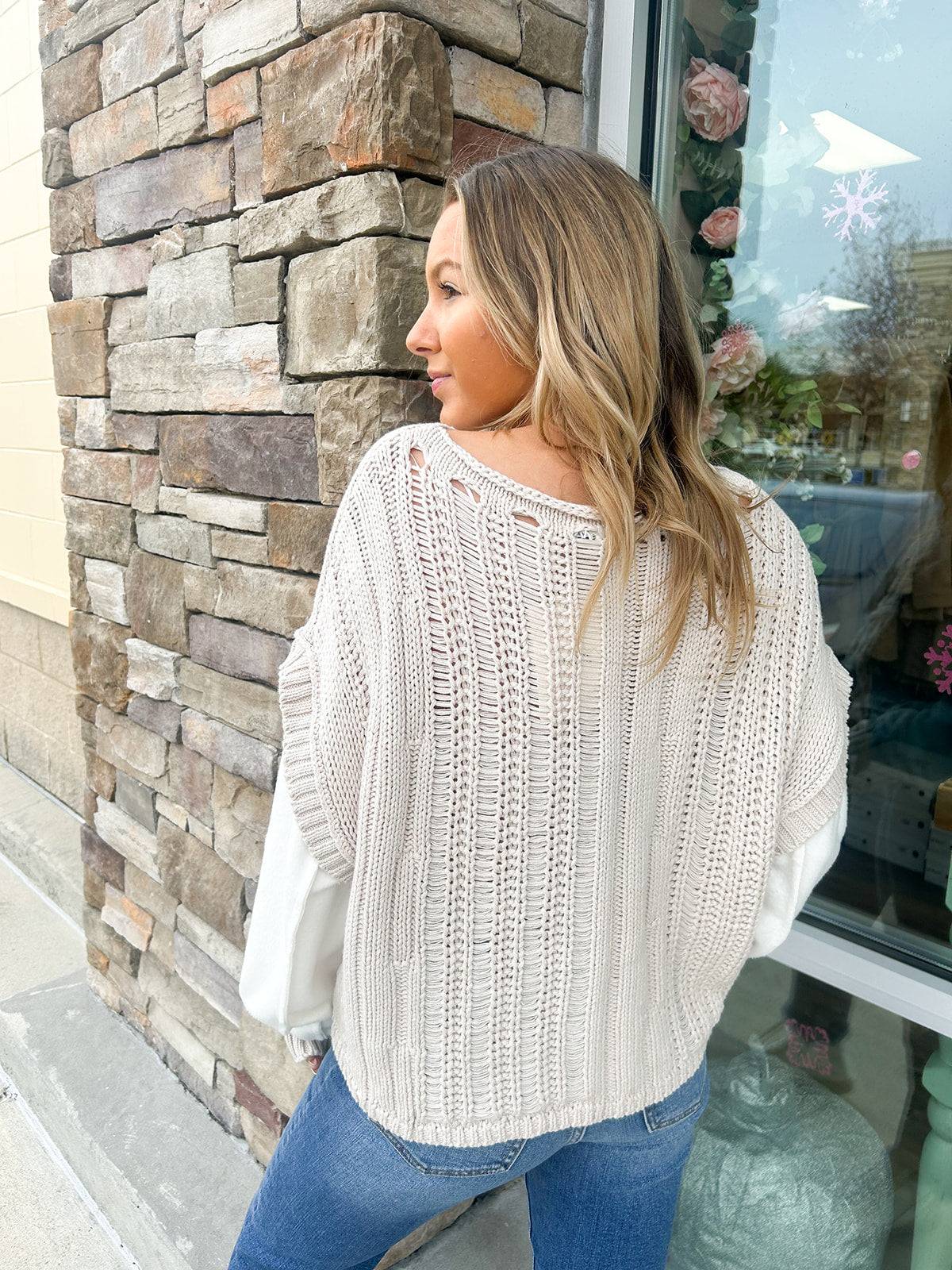 New Chapter Cable Knit Sweater