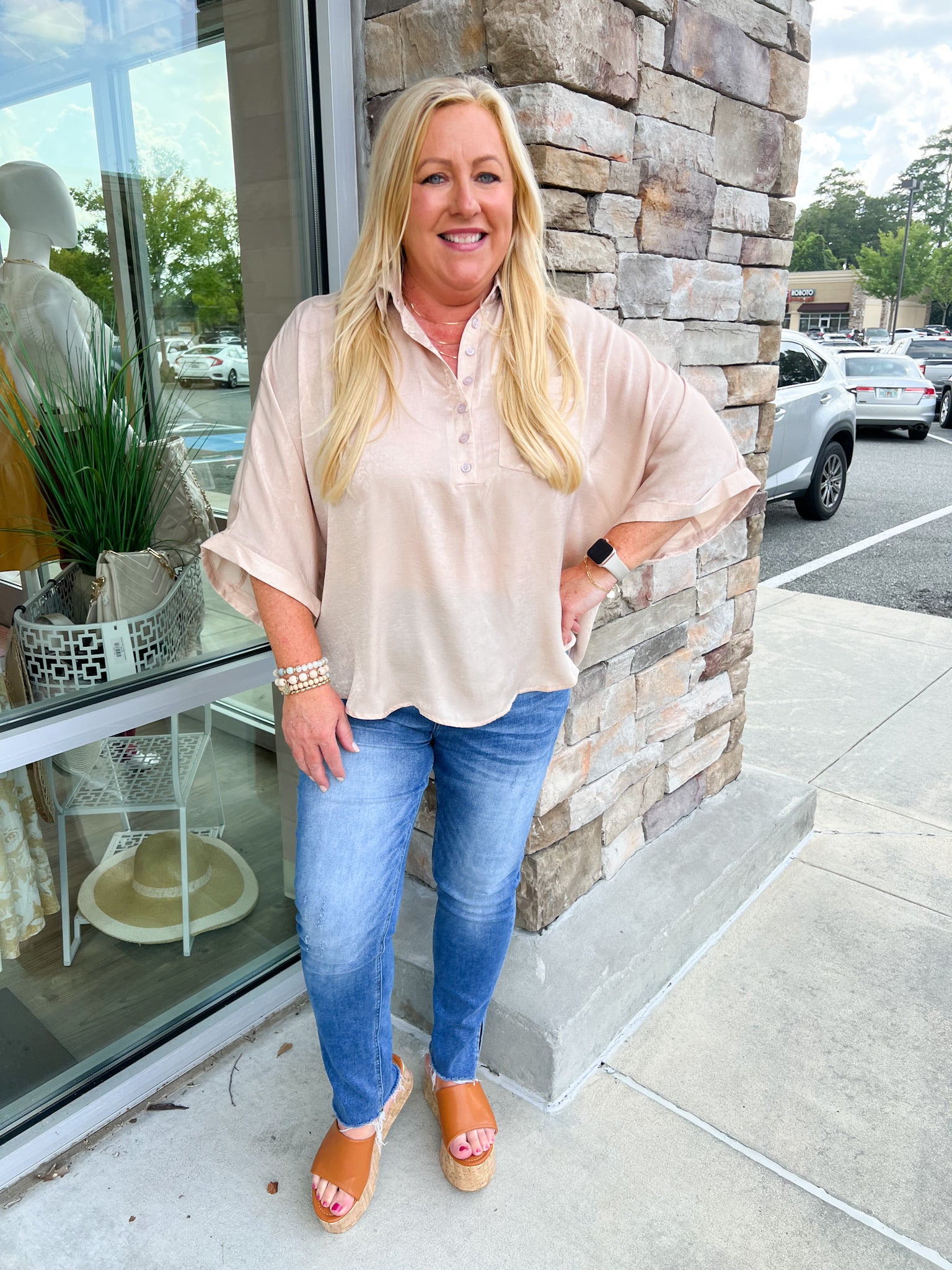 New To Town Dolman Sleeve Top | Styled View