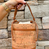 [BC Bags] Cork Bucket Handbag