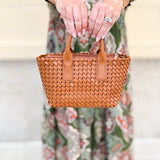 Golden Hour Getaway Woven Tote in Tan