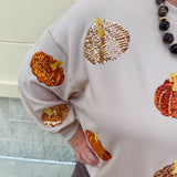 [Mary Square] Millie Traditional Pumpkins Sweatshirt