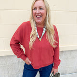 Autumn Argyle Charm Necklace