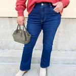 [Dear John] Jeanne Mid-Rise Cropped Flare Jeans in Richmond