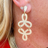 Golden Bloom Drop Earrings