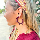 Michelle McDowell Astrid Garnet Earrings