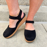 [Corkys] All In Black Wedges