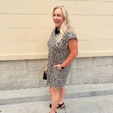 Wild Elegance Leopard Mini Dress