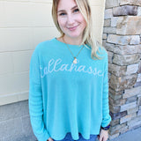 Tallahassee Sweater in Aqua