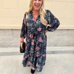 Painted Night Midi Dress