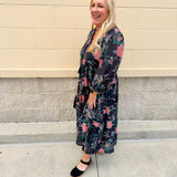 Painted Night Midi Dress