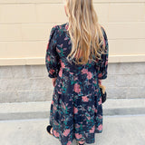 Painted Night Midi Dress
