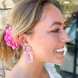 Margot Earrings - Bubblegum Pink