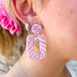 Margot Earrings - Bubblegum Pink