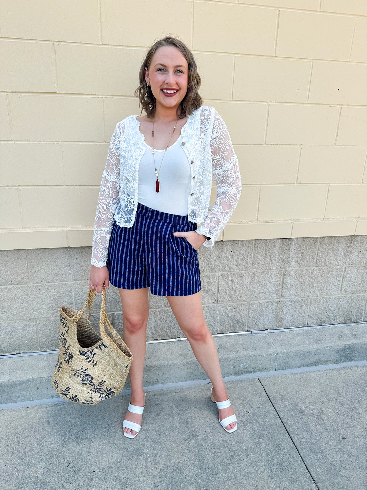 Whisper Lace Button Down Cardigan