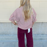 The Tallahassee Stripes Seersucker Top